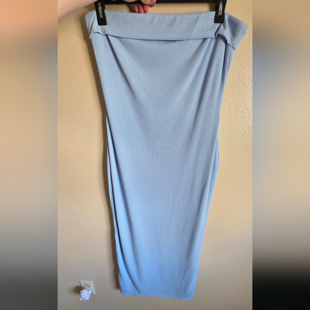 Elegant Blue Women's Skirt